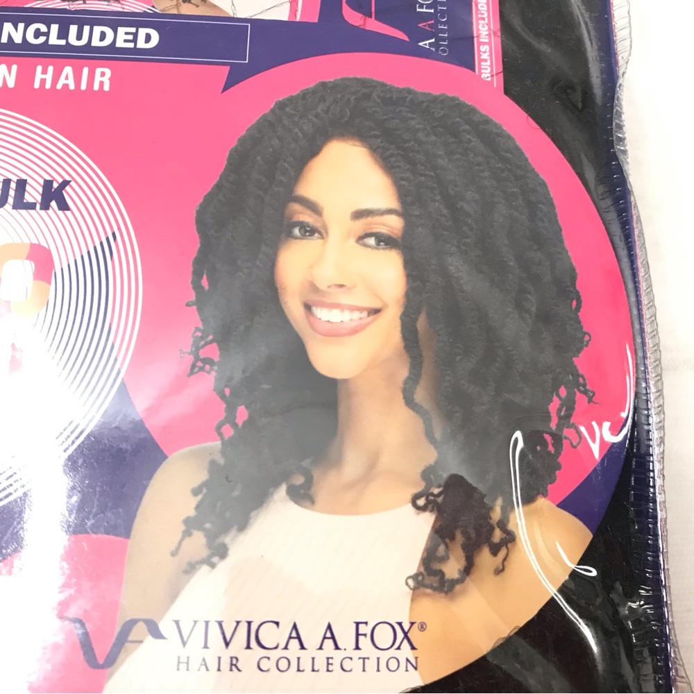 Vivica Fox Afro Soul KINKY BULK 16" Remi Quality 100% Human Hair Brown Golden